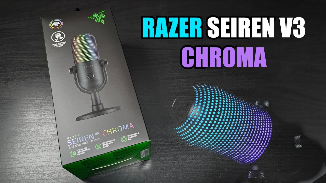 Микрофон RAZER Seiren V3 Chrome (RZ19-05060100-R3M1)