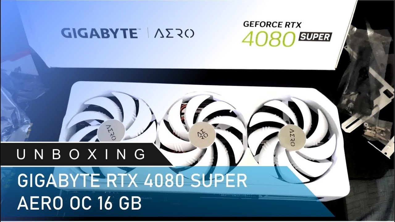 Відеокарта GF RTX 4080 Super 16GB GDDR6X Aero OC Gigabyte (GV-N408SAERO OC-16GD)