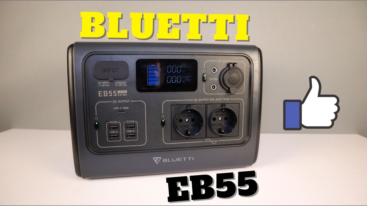 Зарядна станція Bluetti PowerOak EB55 700W 537Wh (PB930340)