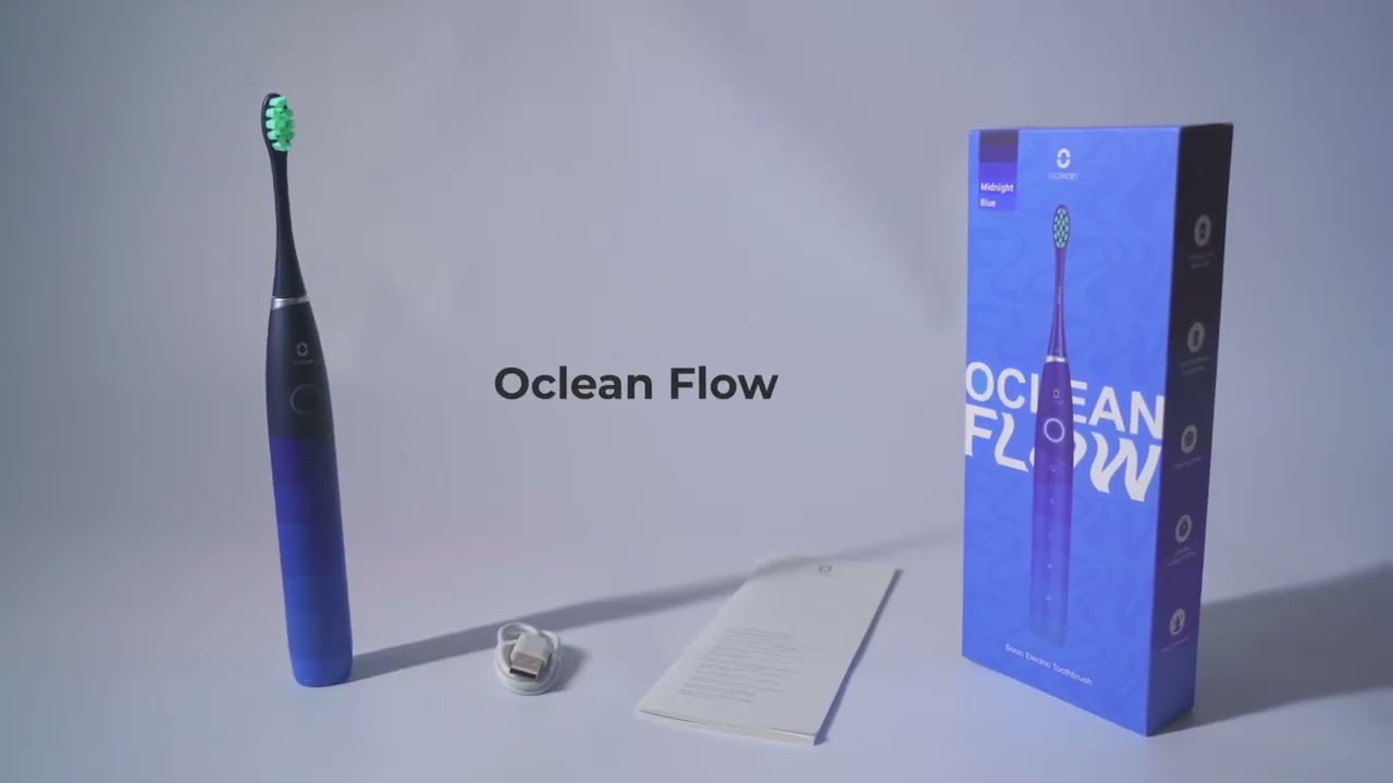 Електрична зубна щітка Oclean Flow Sonic Blue - синя