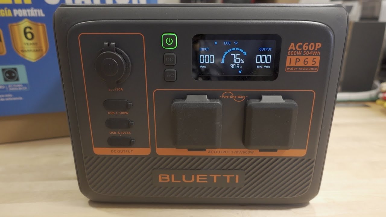 Зарядная станция Bluetti AC60P 504Wh 600W