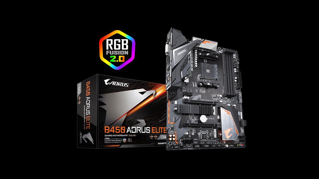 Материнська плата GIGABYTE B450 AORUS ELITE V2