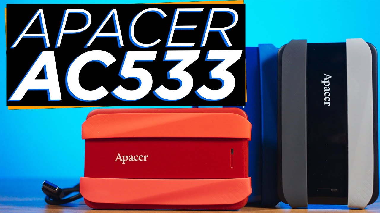 Жесткий диск Apacer AC533 1TB USB 3.1 Blue (AP1TBAC533U-1)