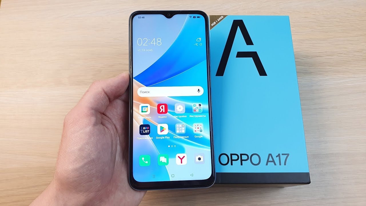 Смартфон Oppo A17 4/64GB Dual Sim Midnight Black