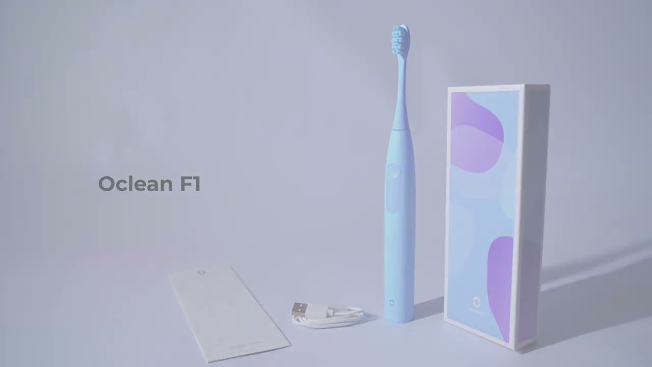 Електрична зубна щітка Oclean F1 Light Blue - синя