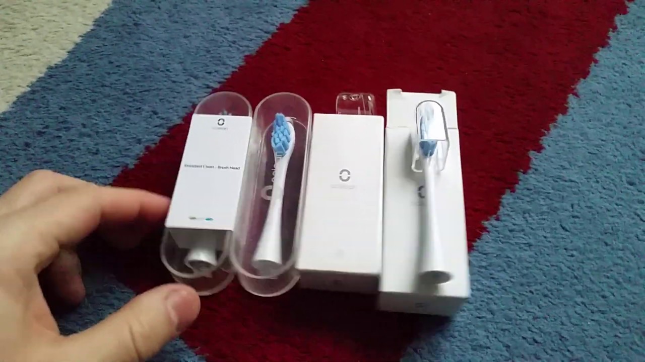 Набор сменных щеток-насадок Xiaomi inFly Toothbrush Head for PT02 Black (4 насадки)