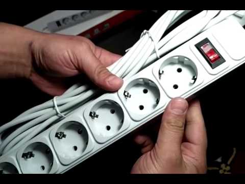 Фильтр питания Gembird Power Cube 6 розеток 3м (SPG6-G-10G) серый