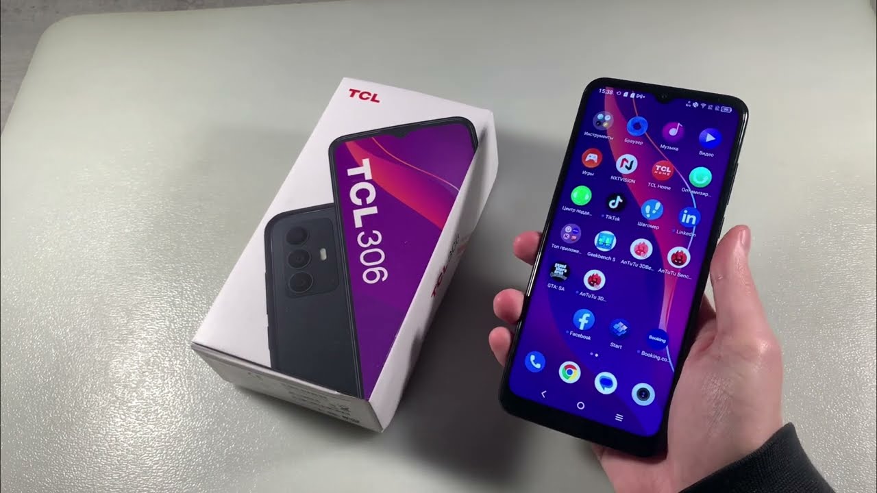 Смартфон TCL 306 3/32GB Space Gray (6102H-2ALCUA12)