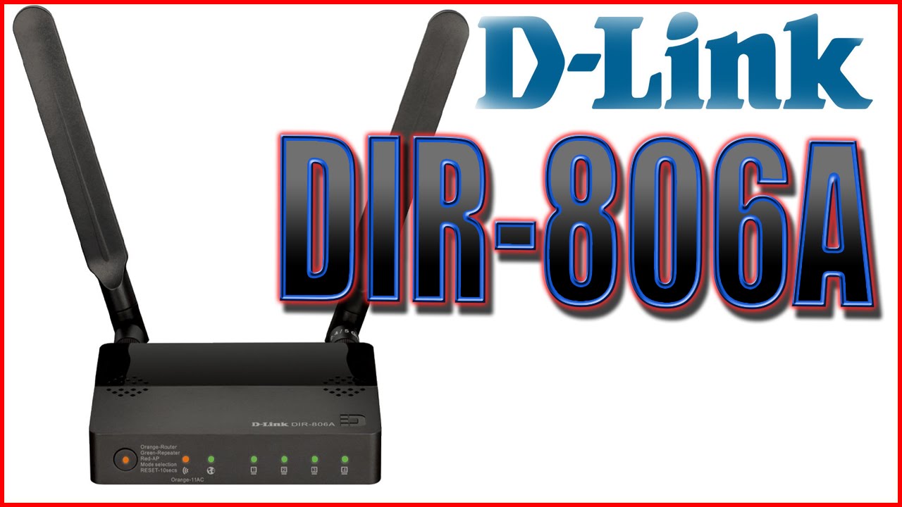 Wi-Fi Роутер D-Link DIR-806A (AC750, 4xFE LAN, 1x FE WAN, 3 антени)