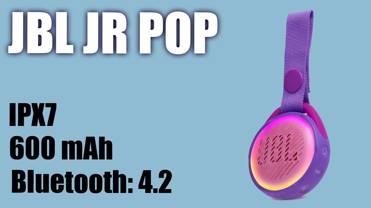 Детская портативная акустика JBL JRPOP Red/Blue (JBLJRPOPRED)