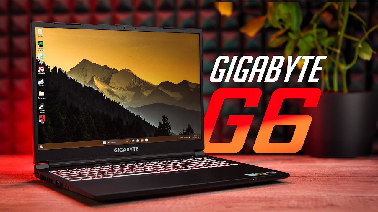 Ноутбук Gigabyte G6 16.0 FHD+ 165Hz, Intel i7-13620H, 16GB, F1TB, NVD4060-8, DOS, черный