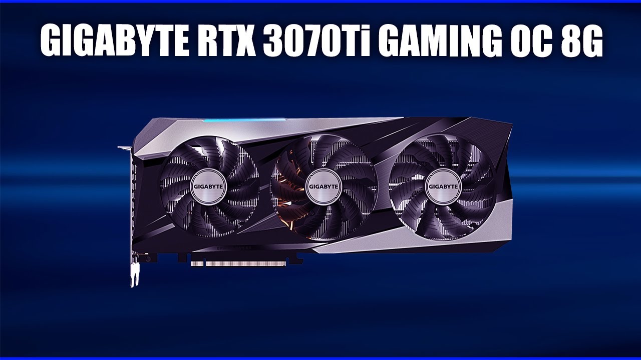 Видеокарта GIGABYTE GeForce RTX 3070 Ti 8GB GDDR6X GAMING (GV-N307TGAMING-8GD)