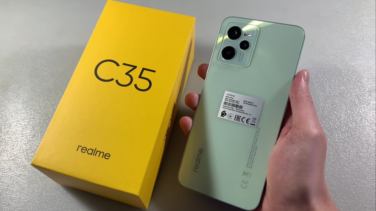 ᐉ Смартфон Realme C35 4/64GB Dual Sim Glowing Black • цены и характеристики  на WO • Купить в Киеве, Харькове, Днепре, Одессе, Запорожье, Львове -  Украина