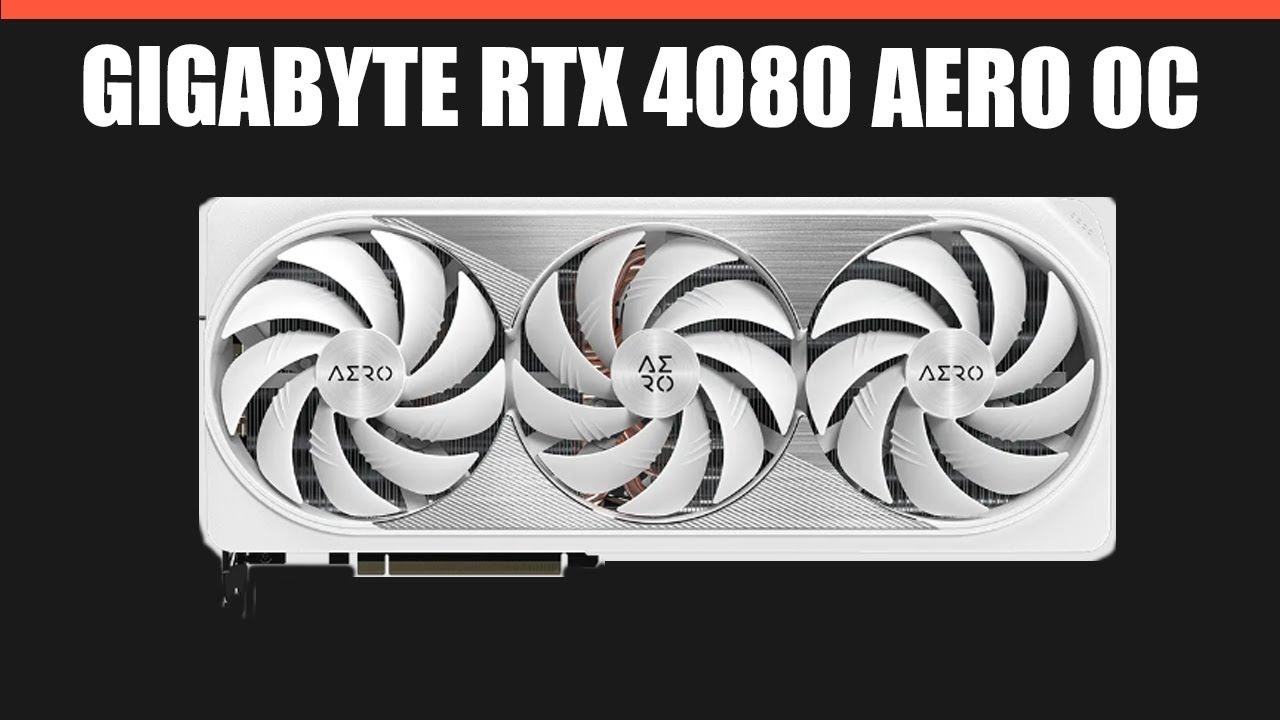 Відеокарта Gigabyte GeForce RTX 4080 16GB GDDR6X Aero OC (GV-N4080AERO OC-16GD)