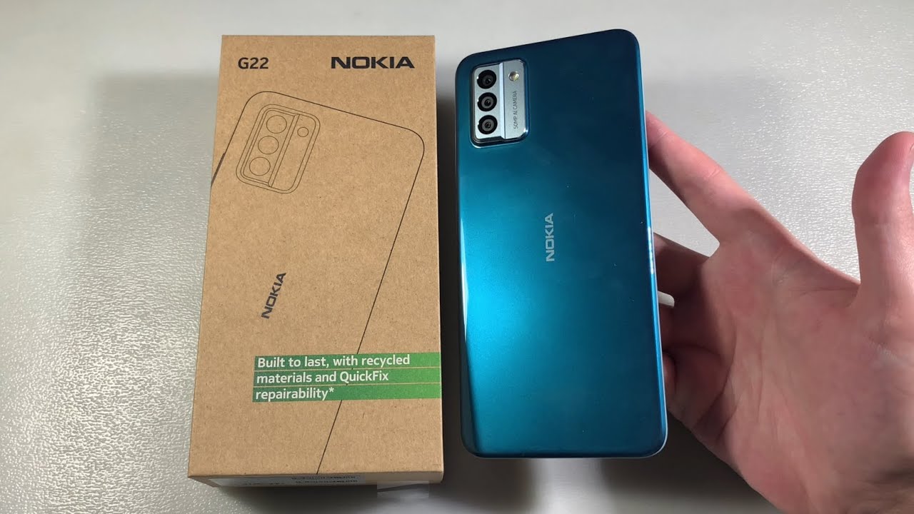 Смартфон Nokia G22 4/128GB Dual Sim Blue