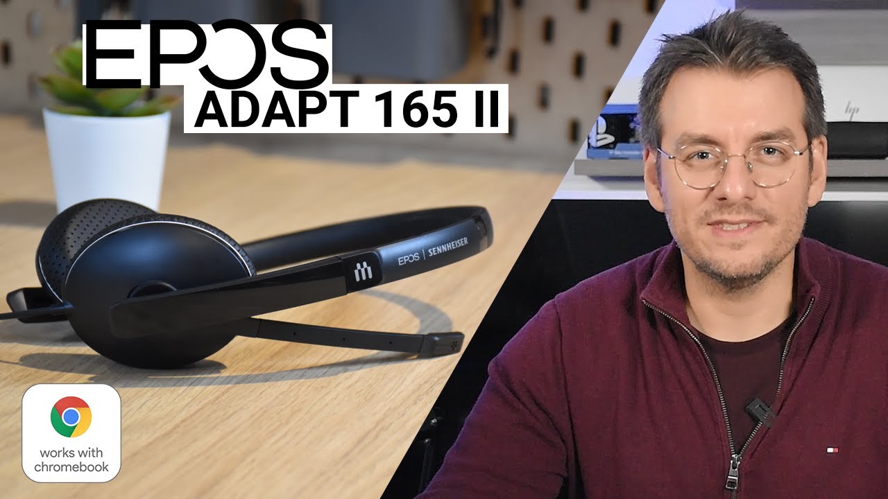 Навушники з мікрофоном Sennheiser EPOS Adapt 165 USB II (1000916)