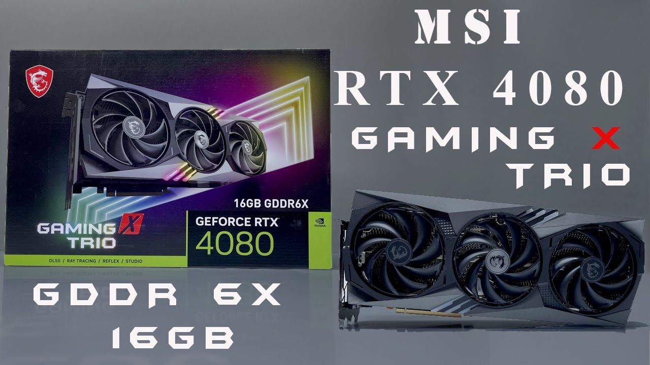 Видеокарта MSI GeForce RTX 4080 16GB GDDR6X GAMING X TRIO