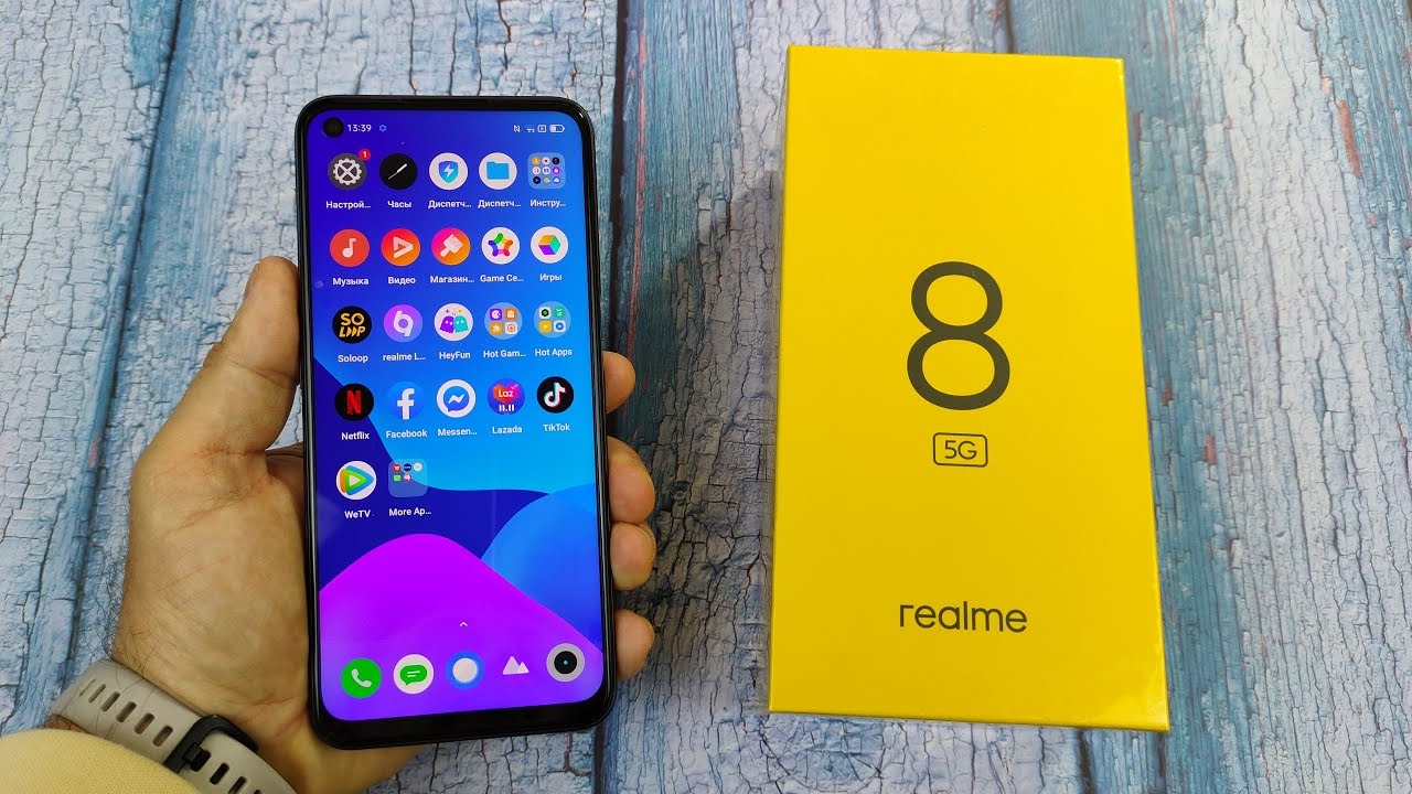 Смартфон Realme 8 5G 4/128GB Dual Sim Blue EU