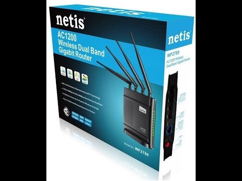 Wi-Fi Роутер Netis WF2780 (AC1200, 1xGE WAN, 4xGE LAN, 4 антени)