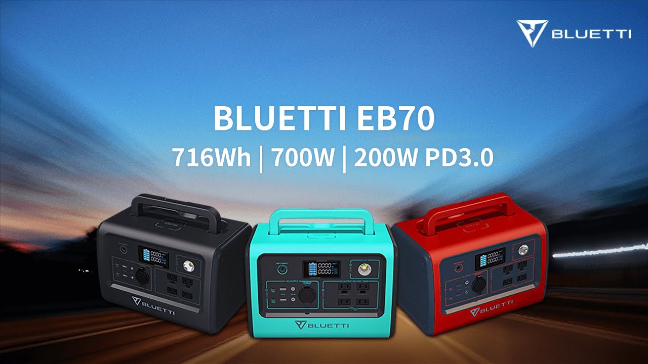 Зарядная станция Bluetti PowerOak EB70 1000W 716Wh (PB930692)