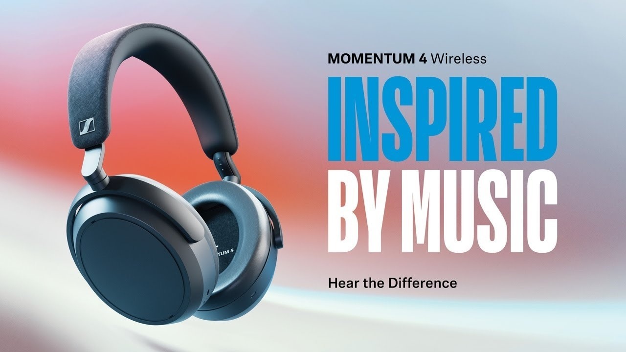 Навушники з мікрофоном Sennheiser MOMENTUM 4 Wireless Black (509266)