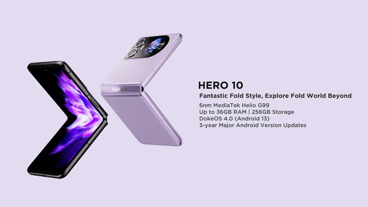 Смартфон Blackview Hero 10 12/256GB Purple EU