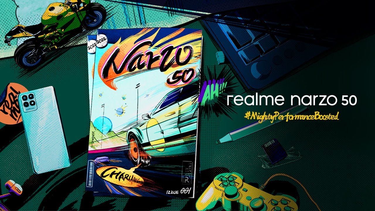 Смартфон Realme Narzo 50 4/128GB Dual Sim Black EU
