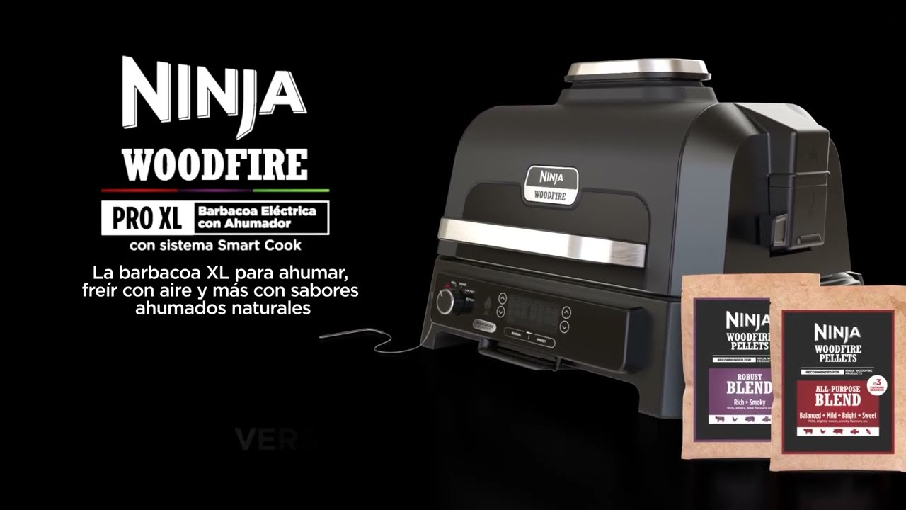 Электрический гриль-барбекю и коптильня Ninja Woodfire Pro XL OG850EU