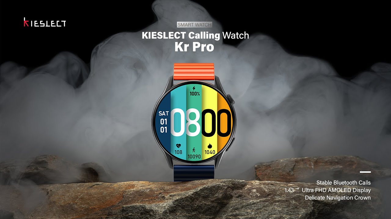 Смарт-годинник Kieslect Smart Calling Watch Kr Pro Black_
