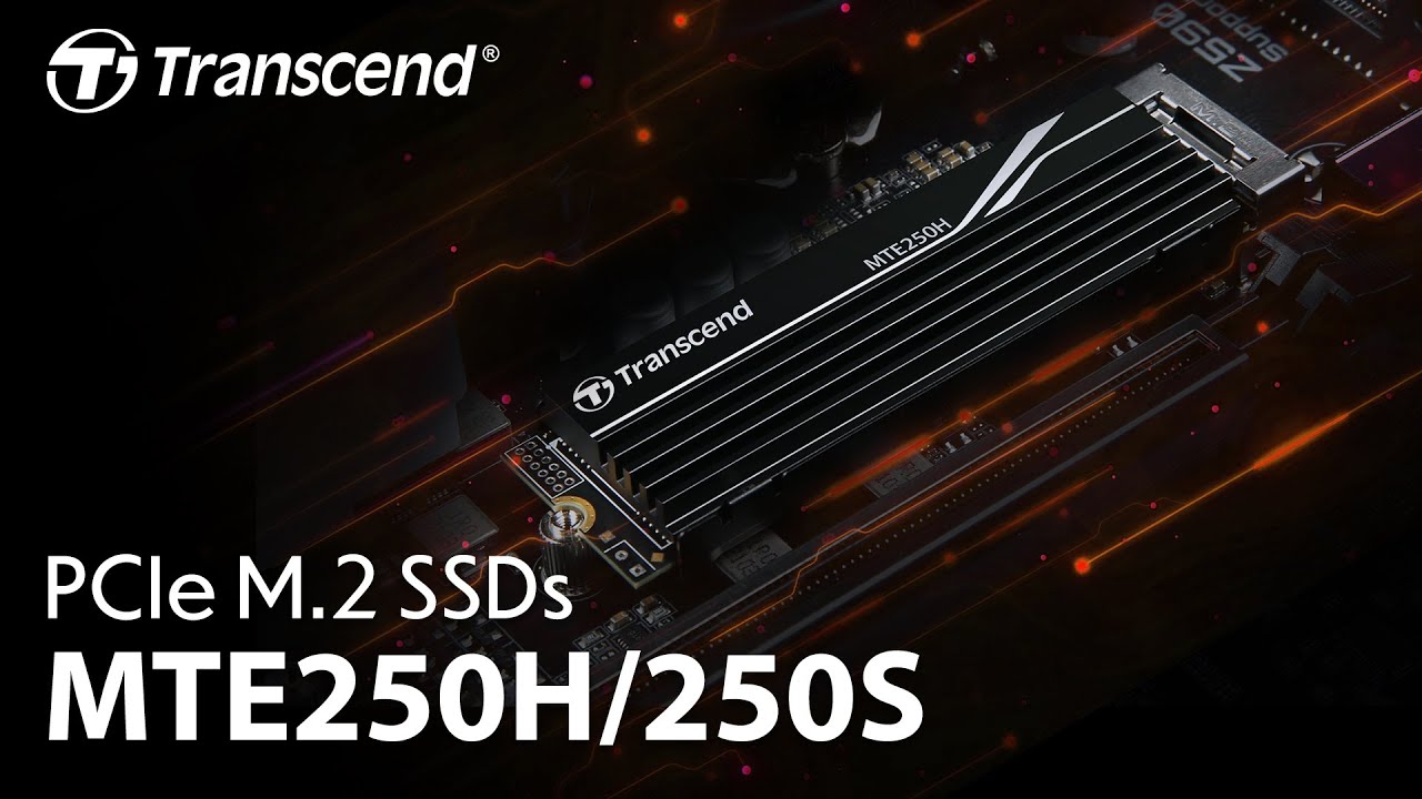 SSD диск Transcend MTE250H + радиатор M.2 PCIe 4.0 2TB