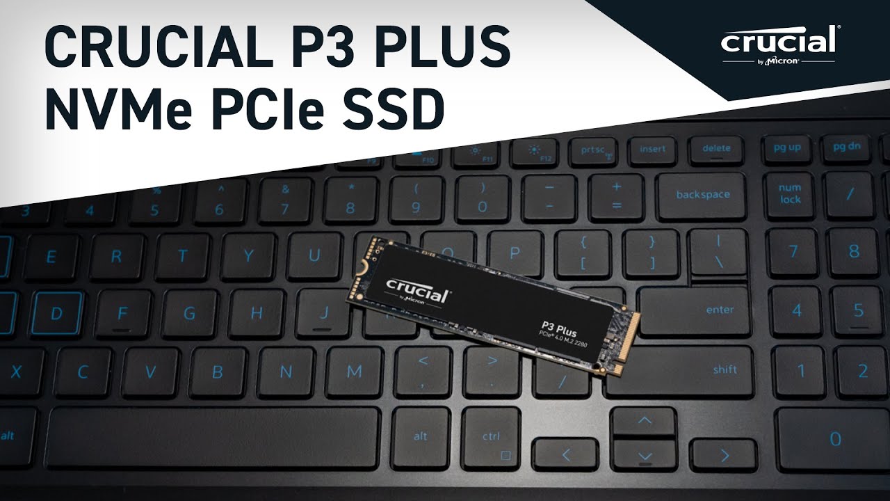 SSD диск Crucial P3 Plus 500GB M.2 2280 NVMe PCIe 3.0 x4 TLC 3D NAND (CT500P3PSSD8)