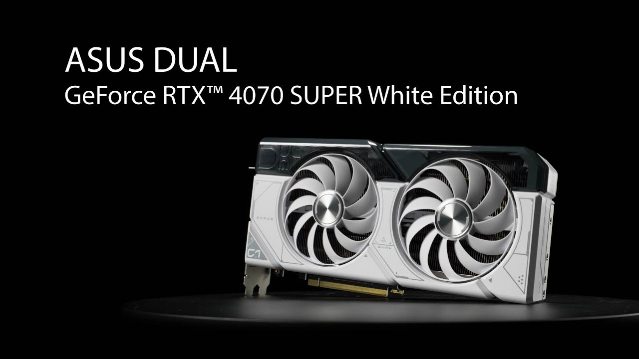 Відеокарта ASUS GeForce RTX 4070 SUPER 12GB GDDR6X DUAL-RTX4070S-12G-WHITE