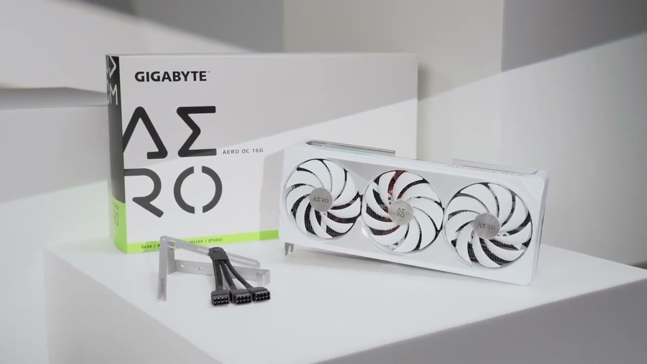 Відеокарта Gigabyte GeForce RTX 4080 16GB GDDR6X Aero OC (GV-N4080AERO OC-16GD)