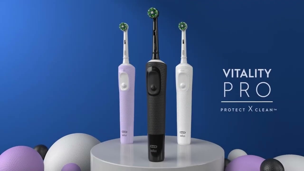 Зубная щетка Braun Oral-B Vitality D103.413.3 PRO Protect X Clean Cross Action EB50BRB Black