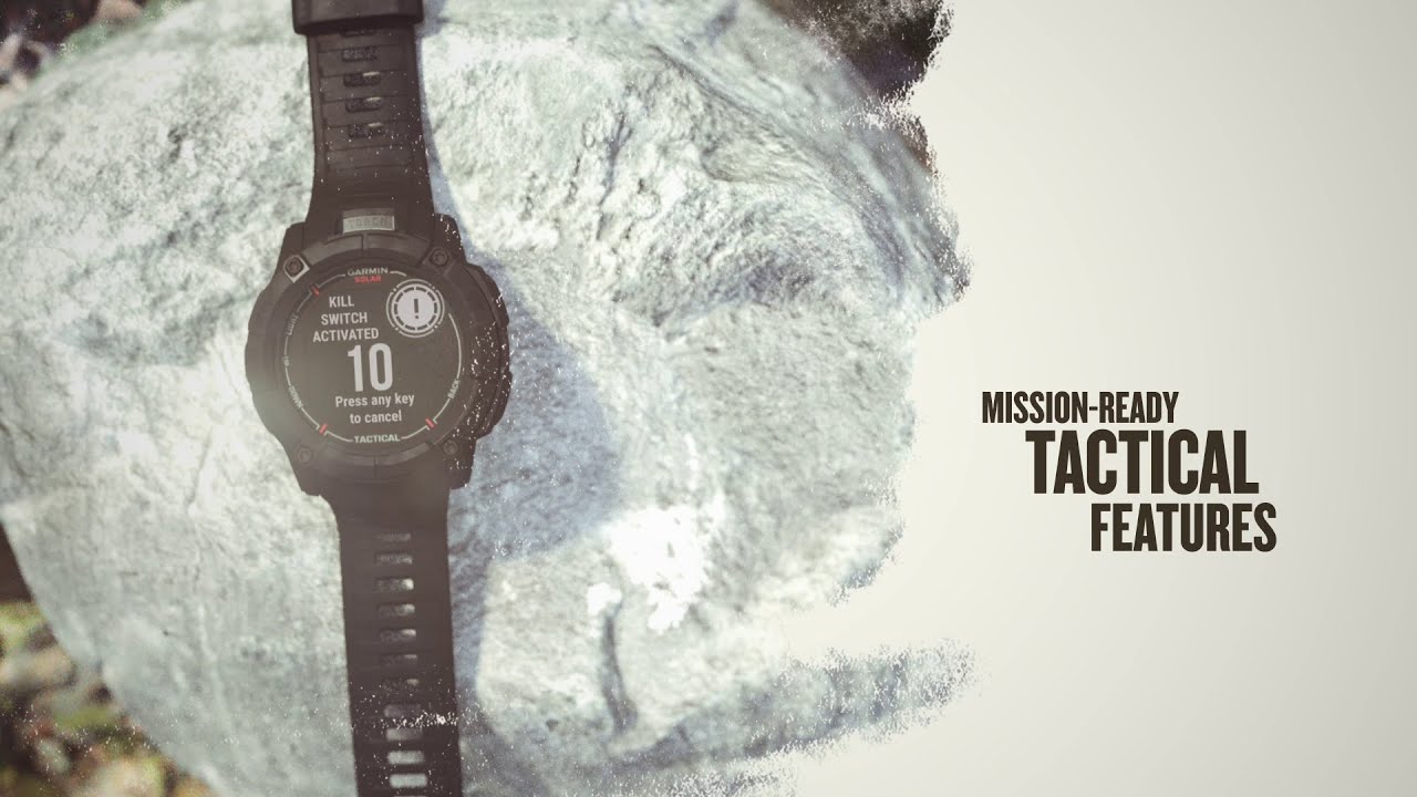 Спортивные часы GARMIN Instinct 2x Solar Tactical Black