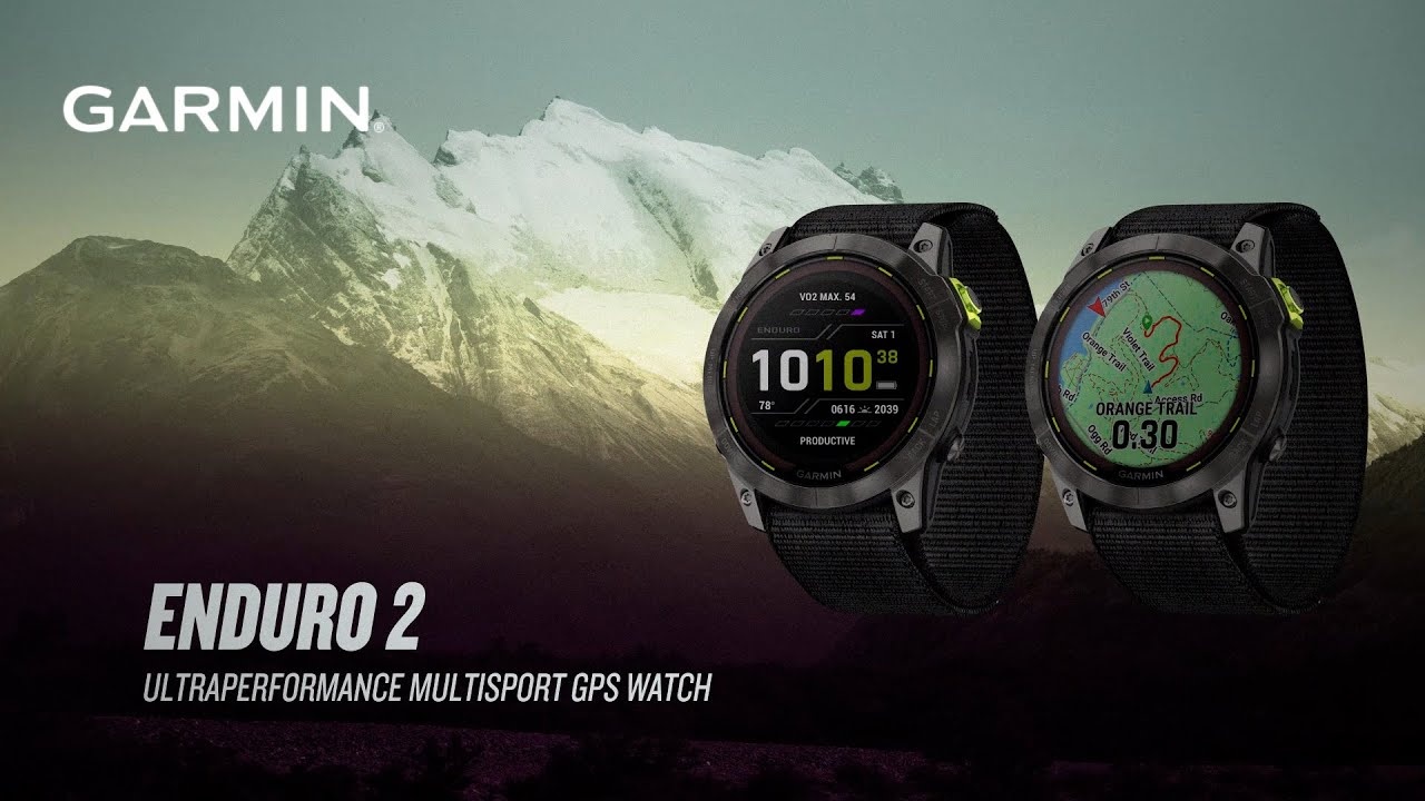 Спортивний годинник GARMIN Enduro 2 Sapphire Carbon Gray DLC Titanium with Black UltraFit Nylon Strap