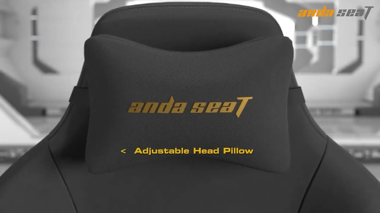 Крісло ігрове Anda Seat Phantom 3 Black Fabric Size L