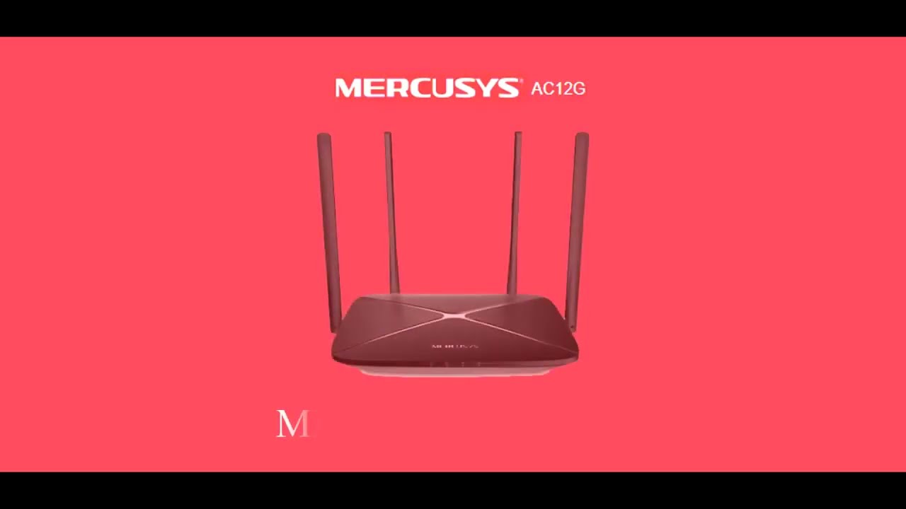 Wi-Fi Роутер Mercusys AC12G (AC1200, 1*Wan , 3*LAN, 4 антенны)