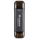 SSD диск Transcend 256GB USB 3.1 Gen 2 Type-A/C ESD310 Black