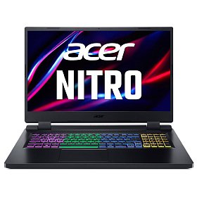 Ноутбук Acer Nitro 5 AN517-55 17.3" FHD IPS, Intel i7-12650H, 16GB, F512GB, NVD4050-6, Lin, чорний (NH.QLGEU.005)