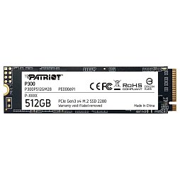 SSD диск Patriot P300 512 GB (P300P512GM28)