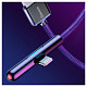 Кабель Baseus Iridescent Lamp Mobile Game USB3.1-Lightning 1.5A, 2м, Purple (CAL7C-B05)