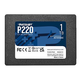 SSD диск Patriot P220 1TB 2.5" SATAIII TLC (P220S1TB25)