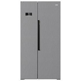 Холодильник Beko SBS, 179x91x71, холод.отд.-368л, мороз.отд.-190л, 2дв., A+, NF, дисплей, нерж