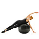 Гимнастический мяч (фитбол) полумассажный YUNMAI Yoga Ball 65 см (YMYB-P201)