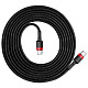 Кабель Кабель Baseus Cafule PD2.0 60W flash charging USB Type-C (20V 3A)2M Red+Black