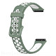 Ремінець BeCover Vents Style для Huawei Band 7/Honor Band 7 Green-White (709443)