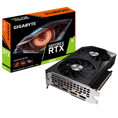 Видеокарта Gigabyte GeForce RTX 3060 8GB GDDR6 Gaming OC (GV-N3060GAMING OC-8GD)