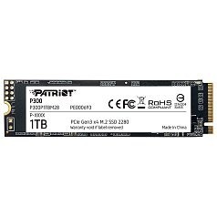 SSD диск Patriot P300 1TB M.2 2280 PCIe NVMe 3.0 x4 TLC (P300P1TBM28)